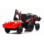 Elektrický traktor 720-T - červený